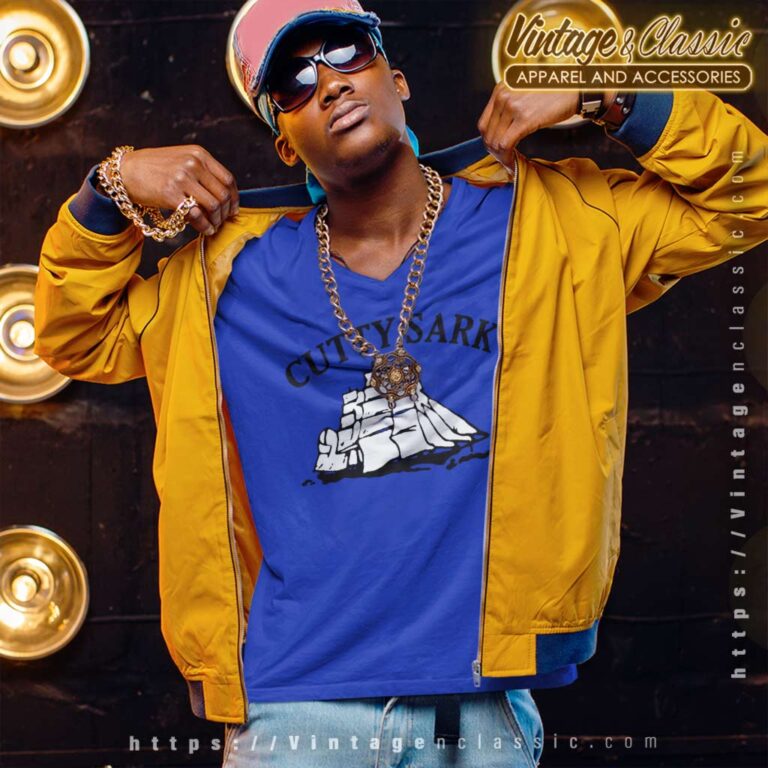 Cutty Sark Scotch Whisky V Neck TShirt Cutty Sark Scotch Whisky V Neck TShirt