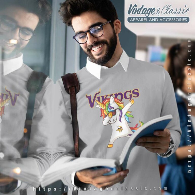 Dabbing Unicorn Minnesota Vikings Sweatshirt Dabbing Unicorn Minnesota Vikings Sweatshirt