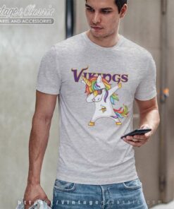 Dabbing Unicorn Minnesota Vikings T Shirt