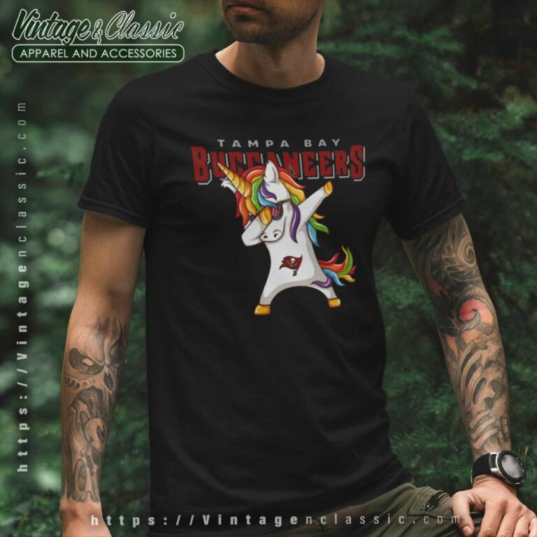 Dabbing Unicorn Tampa Bay Buccaneers T Shirt Dabbing Unicorn Tampa Bay Buccaneers T Shirt
