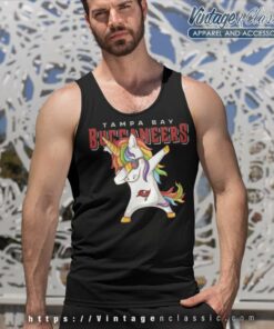 Dabbing Unicorn Tampa Bay Buccaneers Tank Top Racerback