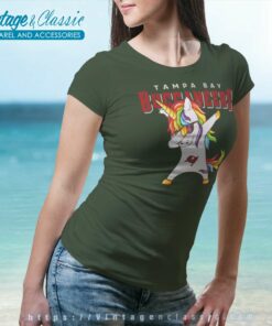 Dabbing Unicorn Tampa Bay Buccaneers Women TShirt