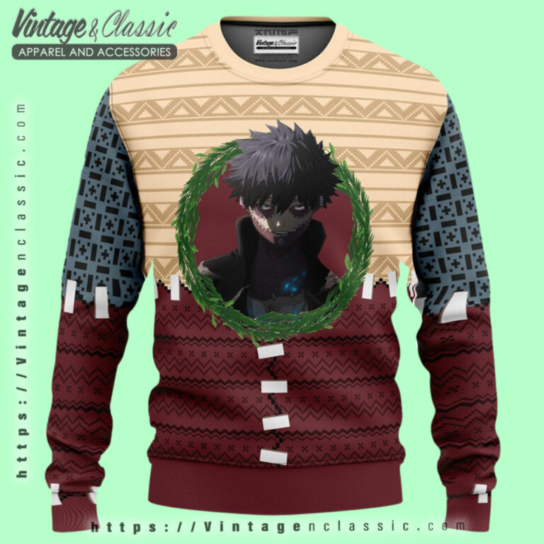Dabi My Hero Academia Ugly Sweater Ugly Christmas Sweater Dabi My Hero Academia Ugly Sweater Ugly Christmas Sweater
