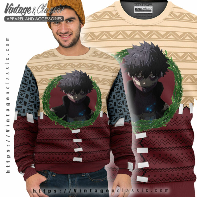 Dabi My Hero Academia Ugly Sweater Ugly Sweater Dabi My Hero Academia Ugly Sweater Ugly Sweater