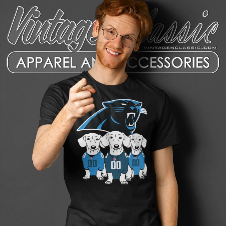 Dachshund Dog Fan Carolina Panthers T Shirt Dachshund Dog Fan Carolina Panthers T Shirt
