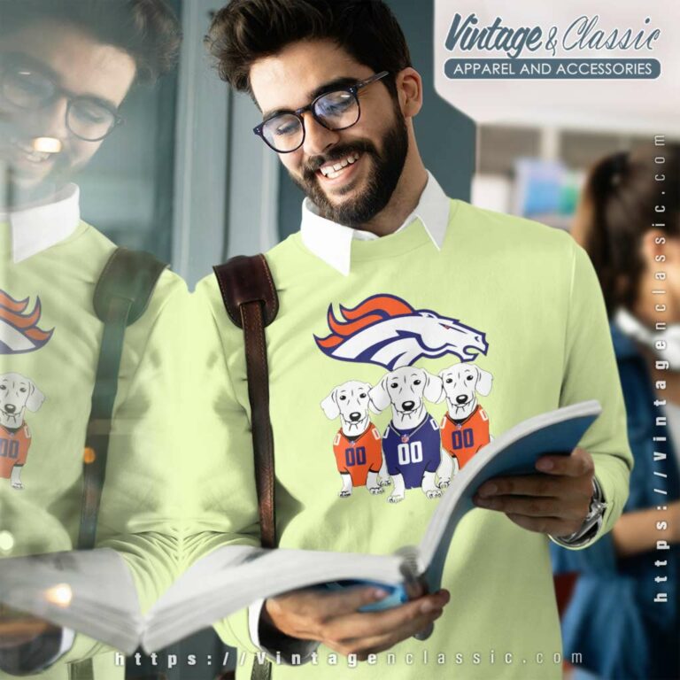 Dachshund Dog Fan Denver Broncos Sweatshirt Dachshund Dog Fan Denver Broncos Sweatshirt