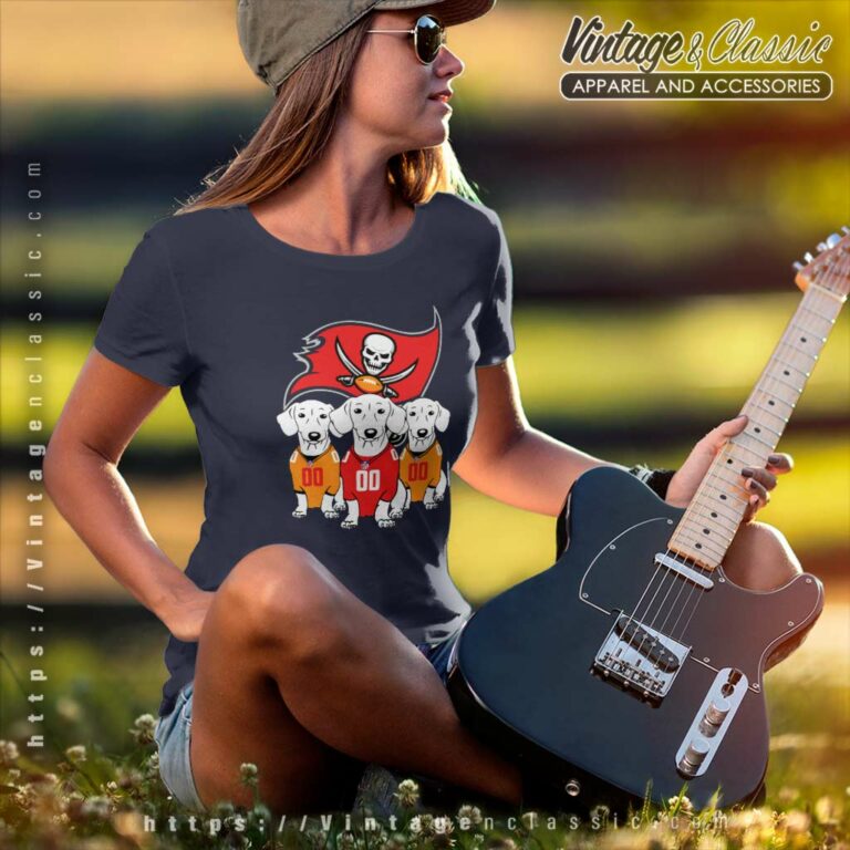 Dachshund Dog Fan Tampa Bay Buccaneers Nfl Women TShirt Dachshund Dog Fan Tampa Bay Buccaneers Nfl Women TShirt