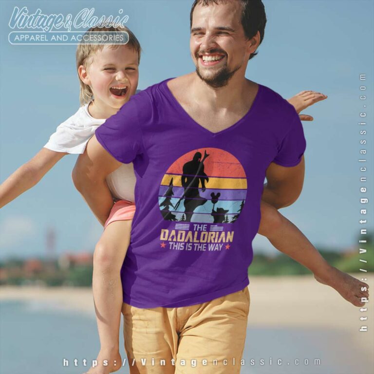 Dadalorian This Is The Way Fathers Day Vneck Dadalorian This Is The Way Fathers Day Vneck