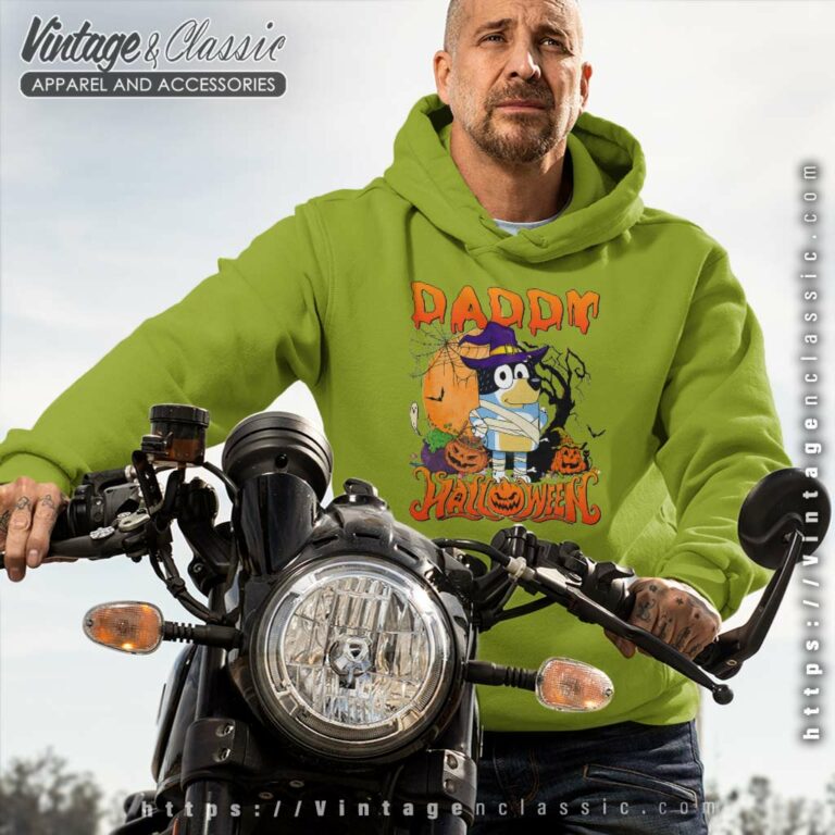 Daddy Bluey Halloween Shirt Gift For Father Hoodie Daddy Bluey Halloween Shirt Gift For Father Hoodie