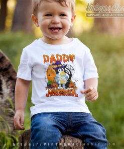 Daddy Bluey Halloween Shirt Gift For Father kids Tshirt
