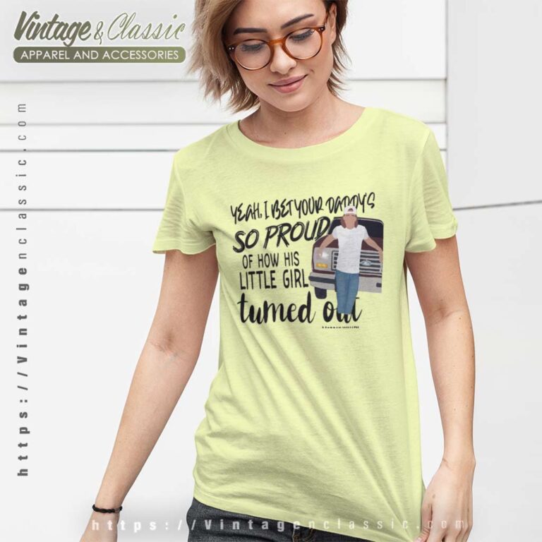 Daddys Little Girl Morgan Wallen Song Quote Women TShirt Daddys Little Girl Morgan Wallen Song Quote Women TShirt