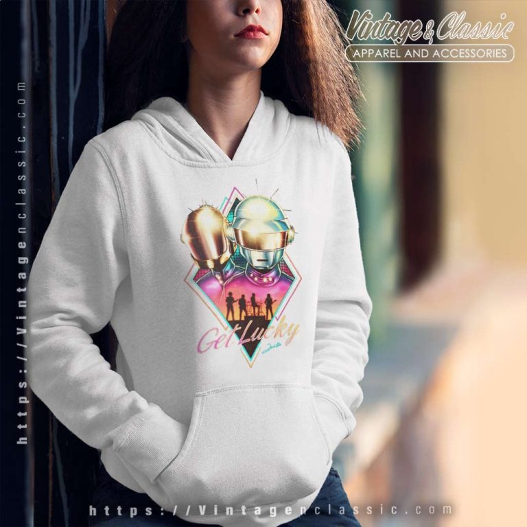 Daft Punk Get Lucky Artwork Hoodie Daft Punk Get Lucky Artwork Hoodie