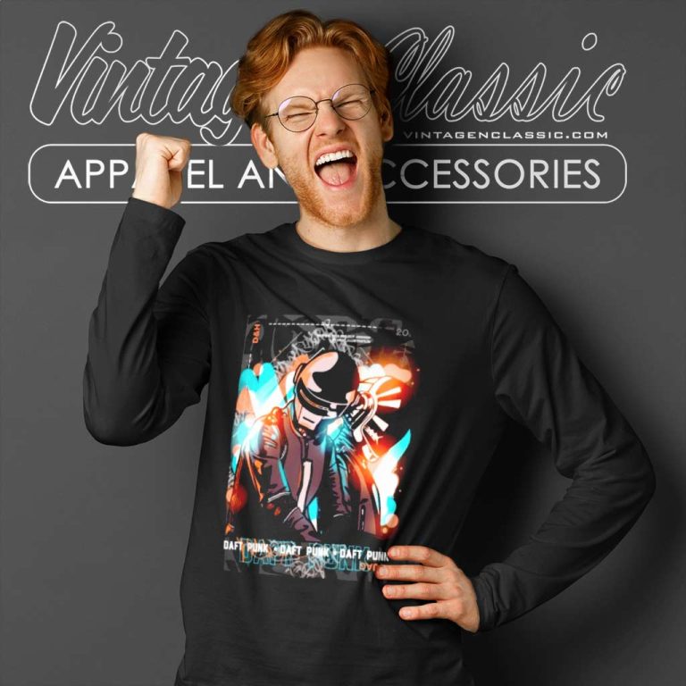Daft Punk Graphic Long Sleeve Tee Daft Punk Graphic Long Sleeve Tee