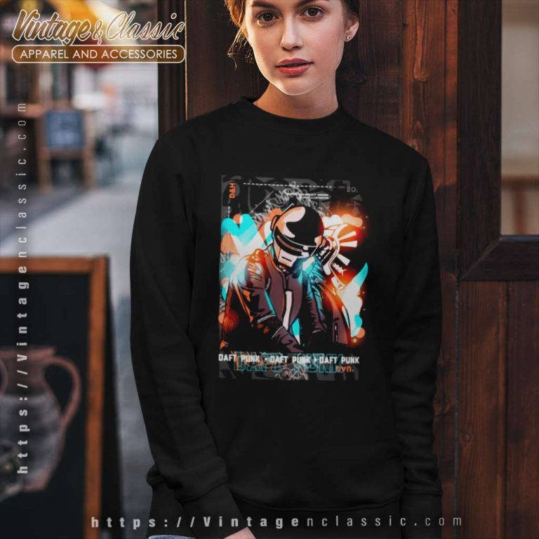 Daft Punk Graphic Sweatshirt Daft Punk Graphic Sweatshirt