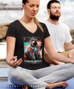 Daft Punk Graphic Shirt 5 Daft Punk Graphic V Neck TShirt