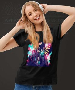 Daft Punk Neon Party Shirt 6 Daft Punk Neon Party Women TShirt