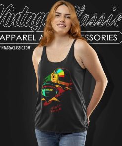 Daft Punk Paint Shirt 4 Daft Punk Paint Tank Top Racerback