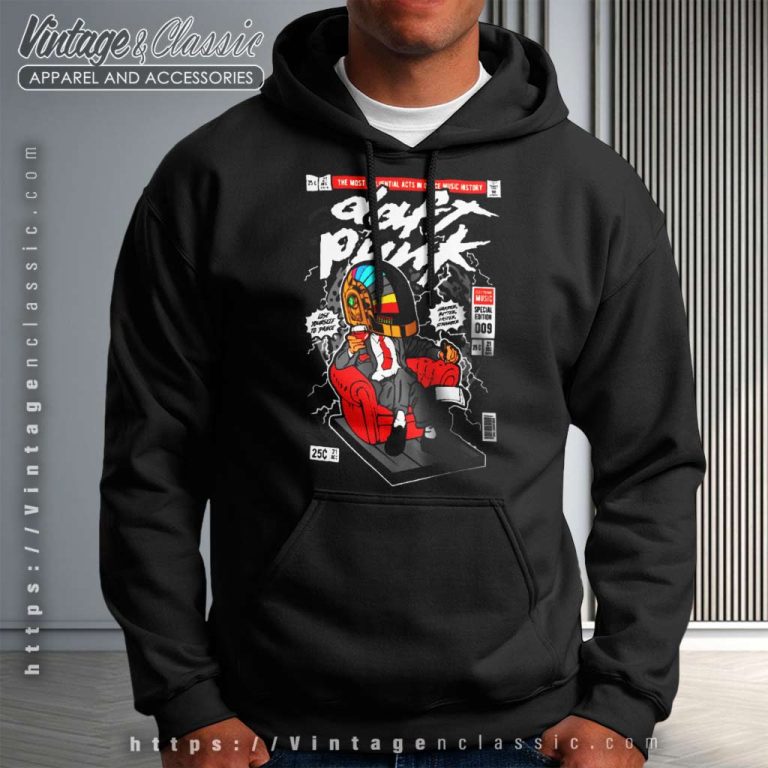 Daft Punk Shirt Comic Version Hoodie Daft Punk Shirt Comic Version Hoodie