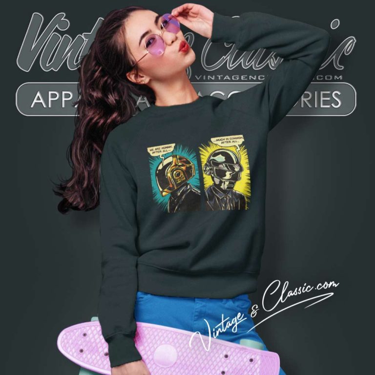 Daft Punk Shirt Human After All Sweatshirt Daft Punk Shirt Human After All Sweatshirt