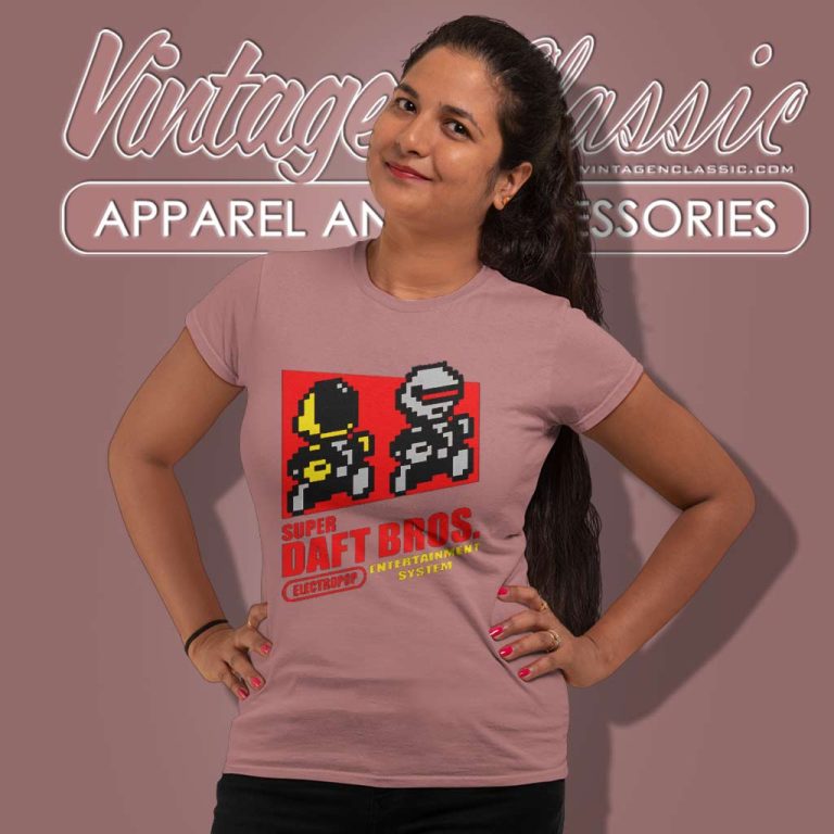 Daft Punk X Super Mario Women TShirt Daft Punk X Super Mario Women TShirt