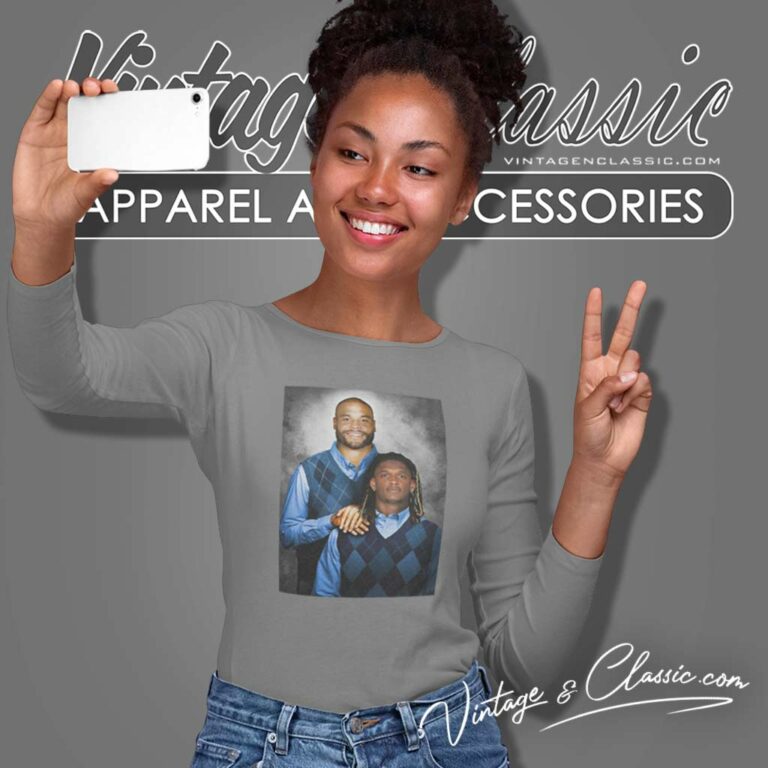 Dak Prescott And Ceedee Lamb Cowboys Step Brothers Long Sleeve Tee Dak Prescott And Ceedee Lamb Cowboys Step Brothers Long Sleeve Tee