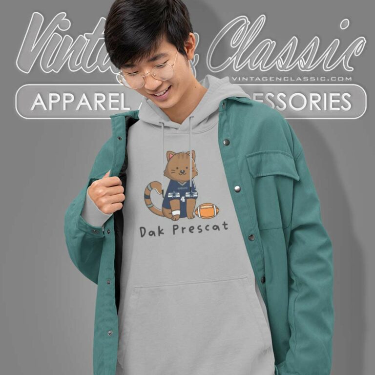 Dak Prescott Cat Cowboys Hoodie Dak Prescott Cat Cowboys Hoodie