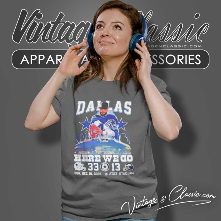 Dak Prescott Cowboys Here We Go 33 13 Signature Women TShirt Dak Prescott Cowboys Here We Go 33 13 Signature Women TShirt
