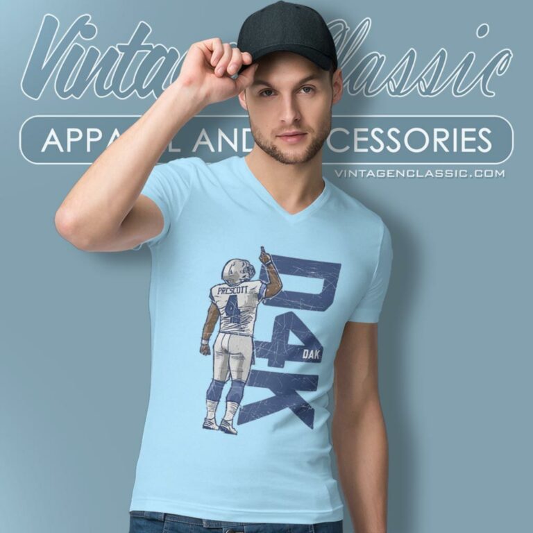 Dak Prescott D4k B V Neck TShirt Dak Prescott D4k B V Neck TShirt