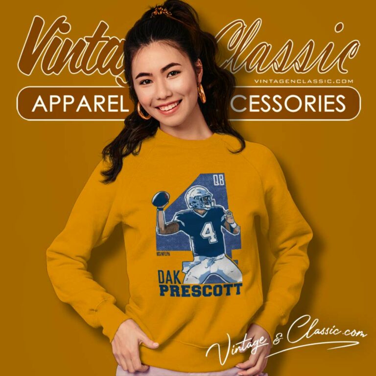 Dak Prescott Dallas Cowboys Qb Nflpa Sweatshirt Dak Prescott Dallas Cowboys Qb Nflpa Sweatshirt