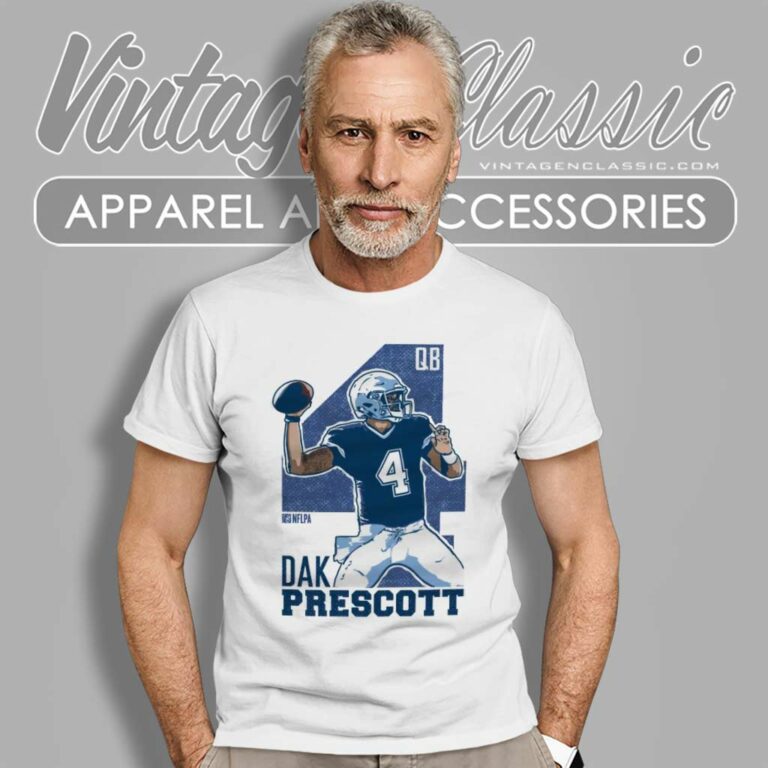 Dak Prescott Dallas Cowboys Qb Nflpa T Shirt Dak Prescott Dallas Cowboys Qb Nflpa T Shirt