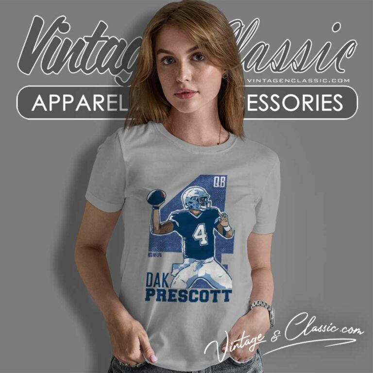Dak Prescott Dallas Cowboys Qb Nflpa Women TShirt Dak Prescott Dallas Cowboys Qb Nflpa Women TShirt