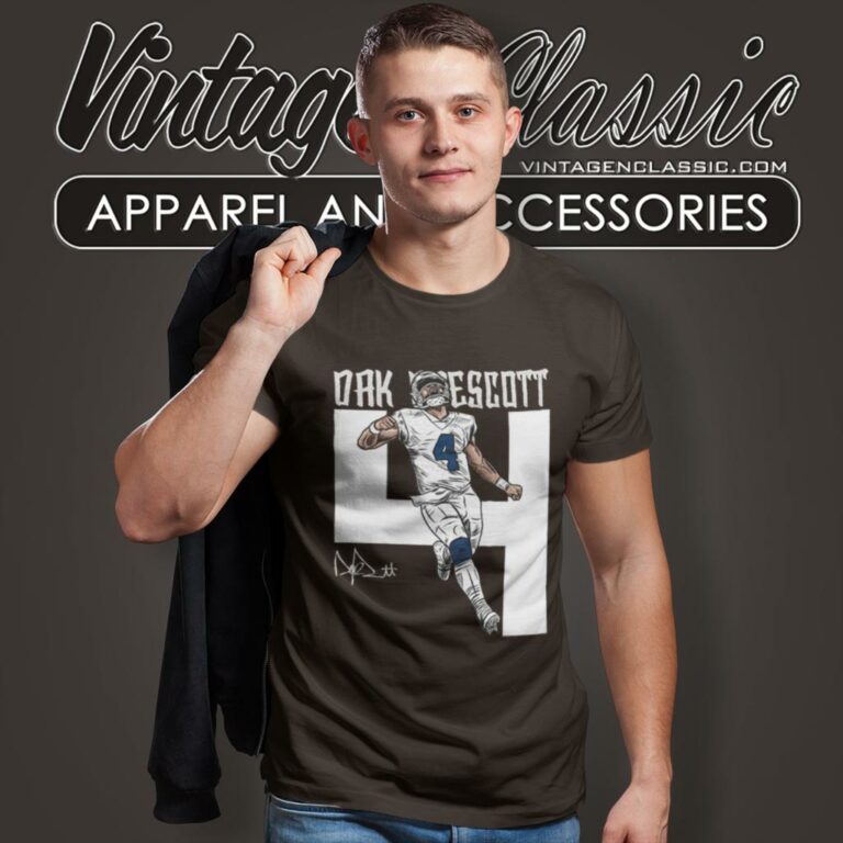 Dak Prescott Number W Wht T Shirt Dak Prescott Number W Wht T Shirt