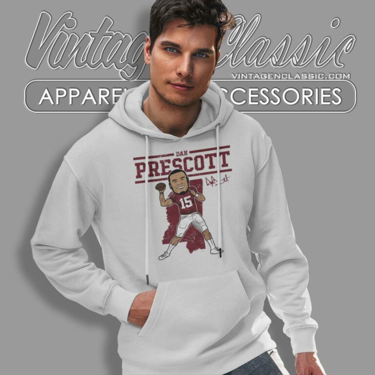 Dak Prescott Shirt Mississippi State Toon R Hoodie Dak Prescott Shirt Mississippi State Toon R Hoodie