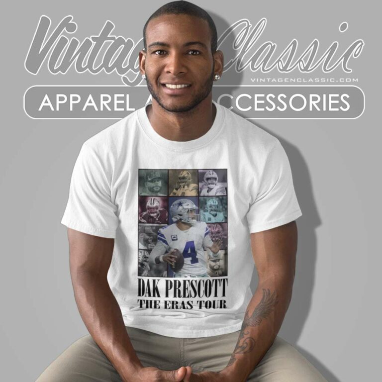 Dak Prescott The Eras Tour Cowboys T Shirt Dak Prescott The Eras Tour Cowboys T Shirt