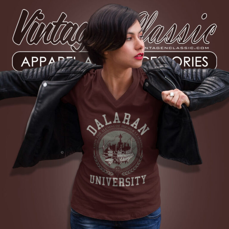 Dalaran University World Of Warcraft V Neck TShirt Dalaran University World Of Warcraft V Neck TShirt