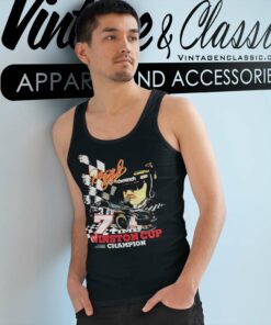 Dale Earnhardt 3 7 Time Winston Cup Champion Tank Top Racerback
