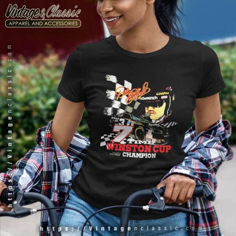 Dale Earnhardt 3 7 Time Winston Cup Champion Women TShirt Dale Earnhardt 3 7 Time Winston Cup Champion Women TShirt