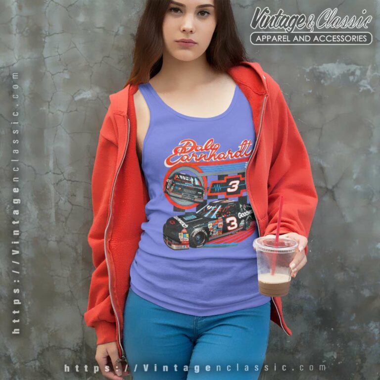 Dale Earnhardt 3 Chevy Goodwrench Nascar Tank Top Racerback Dale Earnhardt 3 Chevy Goodwrench Nascar Tank Top Racerback