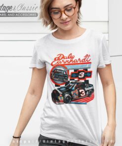 Dale Earnhardt 3 Chevy Goodwrench Nascar Women TShirt