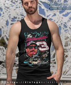 Dale Earnhardt 3 Nascar The Intimidator Tank Top Racerback