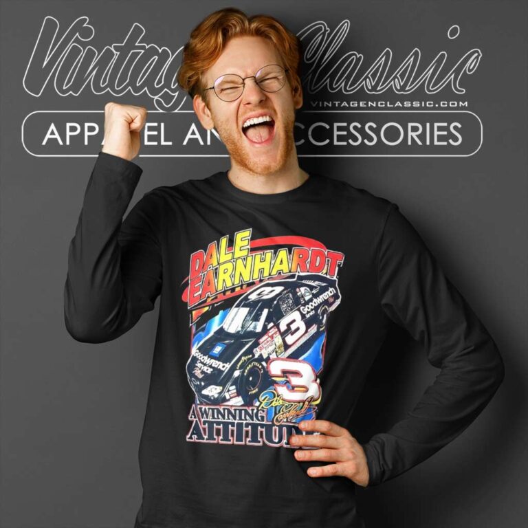 Dale Earnhardt A Winning Attitude Long Sleeve Tee Dale Earnhardt A Winning Attitude Long Sleeve Tee