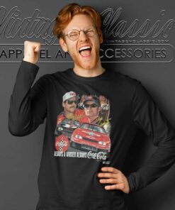 Dale Earnhardt And Dale Earnhardt Jr, Nascar Coca Cola Shirt 4 Dale Earnhardt And Dale Earnhardt Jr Long Sleeve Tee