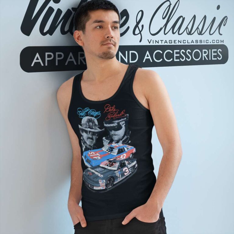 Dale Earnhardt And Richard Petty Tank Top Racerback Dale Earnhardt And Richard Petty Tank Top Racerback