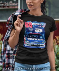Dale Earnhardt Jr 88 National Guard Nascar Women TShirt