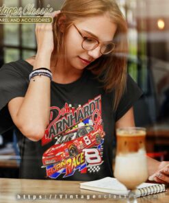 Dale Earnhardt Jr Born To Race Nascar Women TShirt