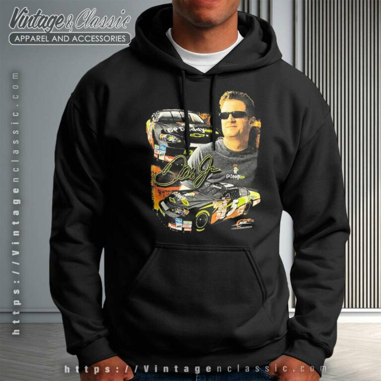 Dale Earnhardt Jr Go Daddy 5 Nascar Racing Vintage Hoodie Dale Earnhardt Jr Go Daddy 5 Nascar Racing Vintage Hoodie