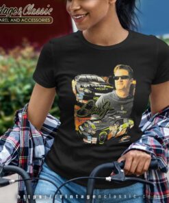 Dale Earnhardt Jr Go Daddy 5 Nascar Racing Vintage Women TShirt