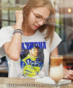 Dale Earnhardt Jr Wrangler Nascar Daytona Women TShirt