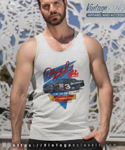 Dale Earnhardt Nascar Shirt Mac Tools Logo 3 Winston Cup Champion Tank Top Racerback