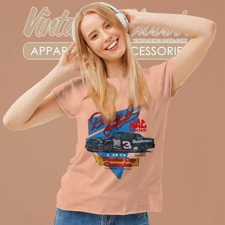 Dale Earnhardt Nascar Shirt Mac Tools Logo 3 Winston Cup Champion Women TShirt Dale Earnhardt Nascar Shirt Mac Tools Logo 3 Winston Cup Champion Women TShirt